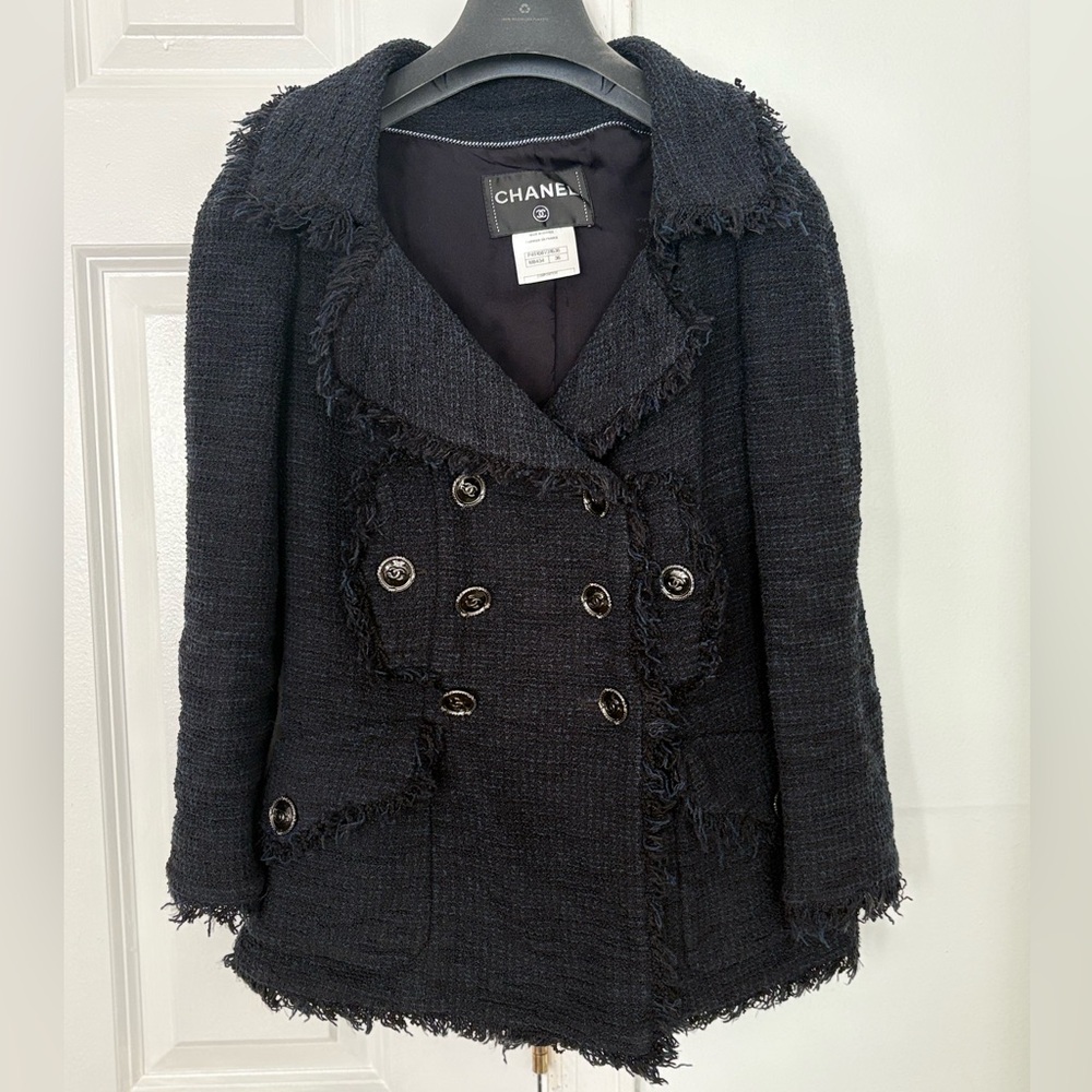 Authentic Chanel 2013 Jacket, Double-Breasted, Tw… - image 5